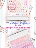 Pink Lollipop Candy Keyboard Theme for Girls capture d'écran 2