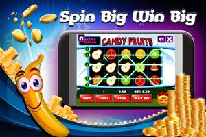Candy Fruits Slots Machine پوسٹر