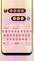 Pink Candy Girl Keyboard Cute Theme পোস্টার