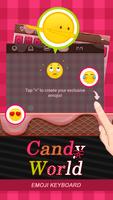 Candy World Theme&Emoji Keyboard ảnh chụp màn hình 3