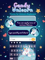Candy Unicorn Bàn phím Chủ đề cho Girls bài đăng