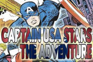 Captain USA Stars The Adventure poster