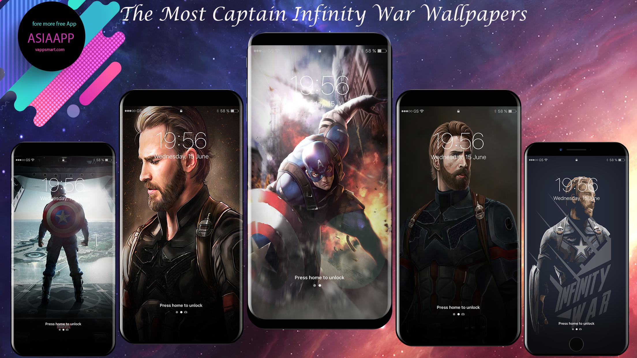 Captain Infinity War HD Wallpaper Tampilan depan screenshot 3.