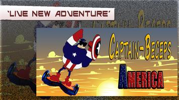 New captain beceps america Affiche