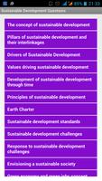 Sustainable Development Q & A Screenshot 2