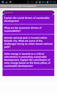 Sustainable Development Q & A screenshot 3