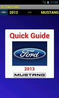 Quick Guide 2013 Ford Mustang poster