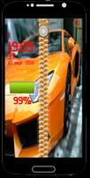 Car Lock Screen Zipper Ecran-poster