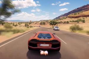Lamborghini Car Game poster