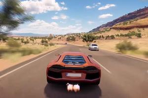 Lamborghini Car Game पोस्टर