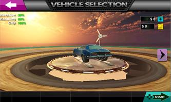 3D Car Stunt Rally Race Affiche