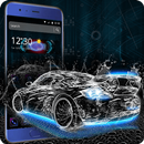 Neon Black Luxury Car APK