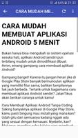 CARA MEMBUAT APLIKASI ANDROID capture d'écran 1