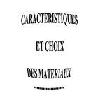 caracteristiques des materiaux आइकन