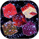 3D Glitter cube live wallpaper APK