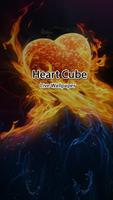 3D Heart cube live wallpaper capture d'écran 1