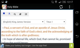 Holy Bible screenshot 1