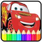 Mcqueen Cars Coloring Book icône
