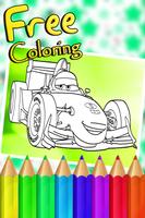 Mcqueen Cars Coloring Book capture d'écran 1