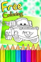 Mcqueen Cars Coloring Book capture d'écran 2