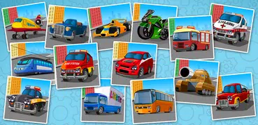 Cars and Vehicles Kids Puzzles