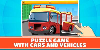 Cars and Vehicles Kids Puzzles โปสเตอร์