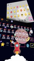 cartoon ufo alien keyboard space rocket stars Ekran Görüntüsü 2
