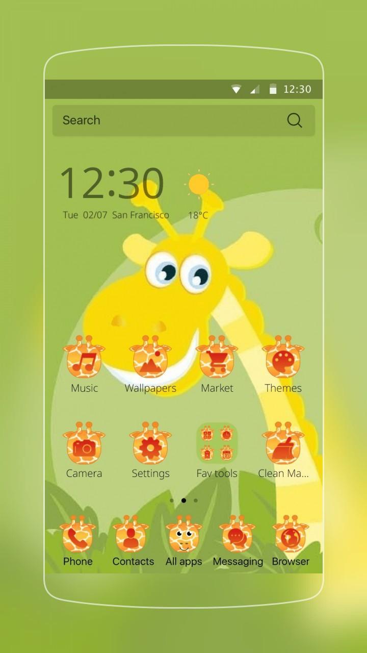 Gambar Kartun Jerapah - Arina Gambar