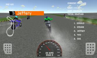 برنامه‌نما 3D Motorcycle Driver Racing عکس از صفحه