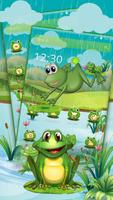 Cartoon Green Frog syot layar 1