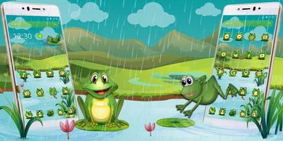 Cartoon Green Frog syot layar 3