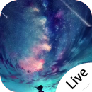 Cartoon Night Sky Live Wallpaper APK