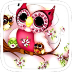 Pink Owl Theme icône