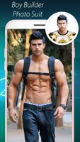 Boy Builder Photo Suit Plakat