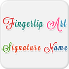 Fingertip Art Signature Name icône