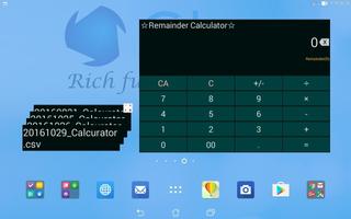 برنامه‌نما Division(remainder)Calculator عکس از صفحه