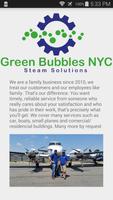 Green Bubbles NYC الملصق