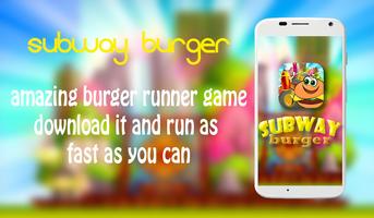 subway burger poster