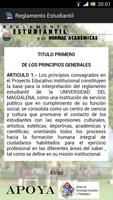 Reglamento Estudiantil UNIMAG 截图 2