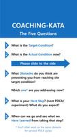 KATA The 5 Coaching Questions โปสเตอร์