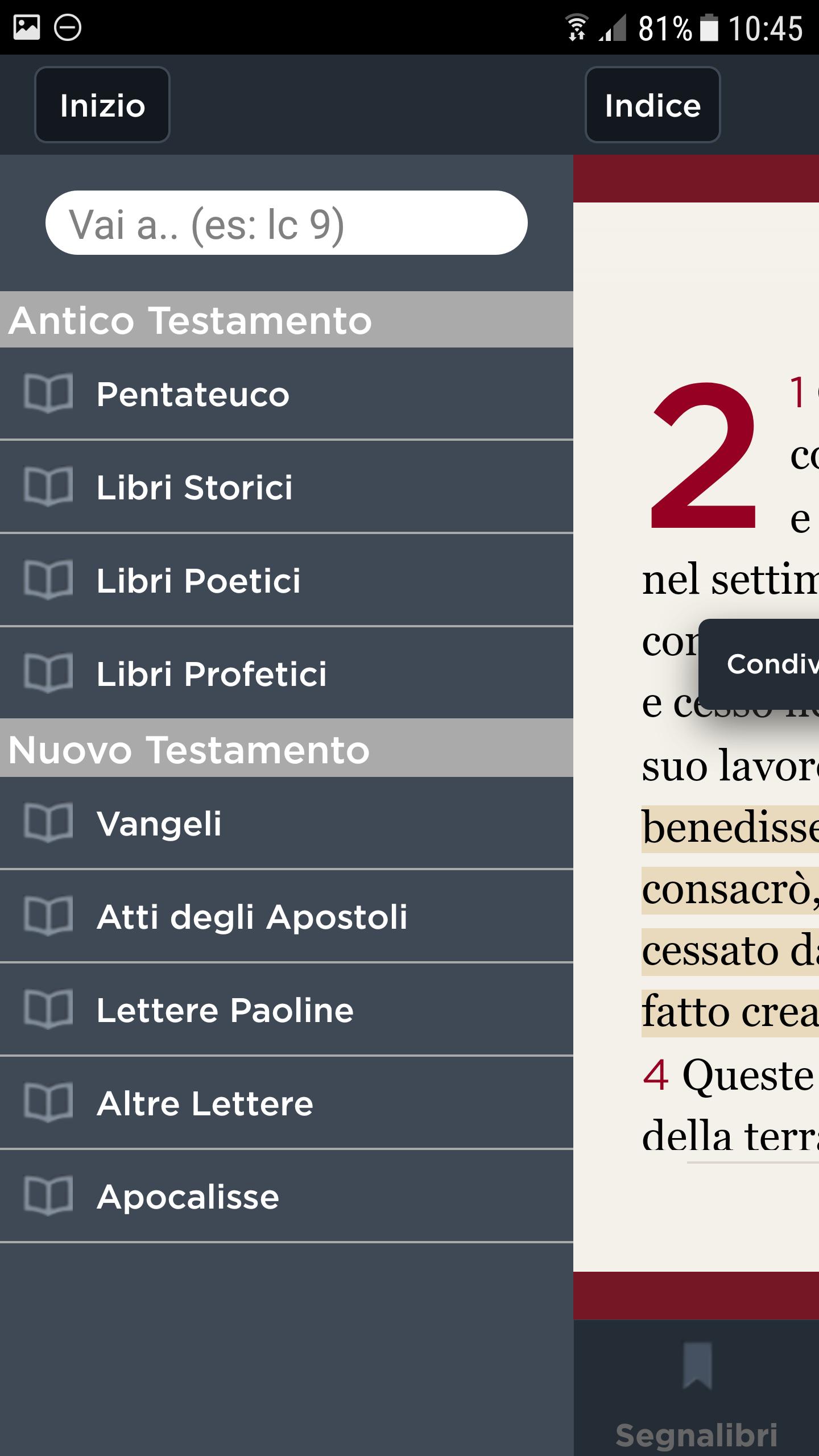 SCARICA BIBBIA CEI DA