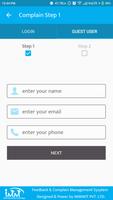Feedback & Complain Management System capture d'écran 3