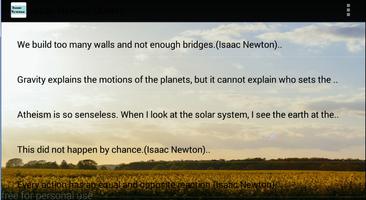 1 Schermata Isaac Newton