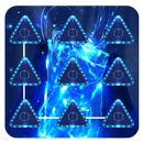 Blue flowing crystal theme APK