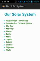 پوستر Our Solar System