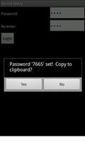 Secret Diary with Passwords screenshot 1