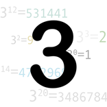 Power 3 -puzzle number game