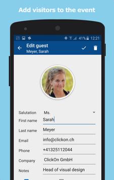 guest list for check in at events apk download free business app