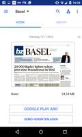 bz Basel E-Paper Affiche