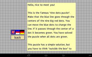 nine dots puzzle capture d'écran 2